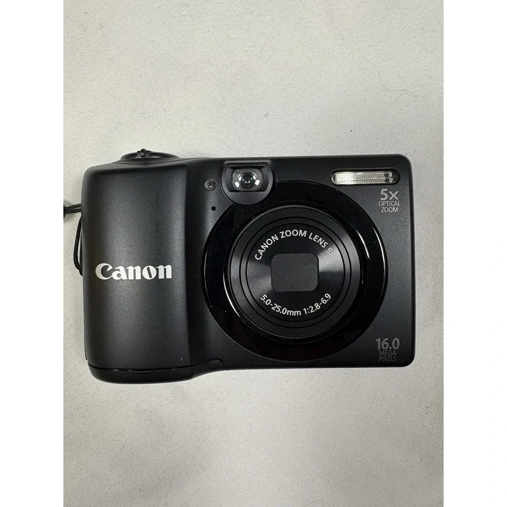 Canon PowerShot A1300 Digital Camera Black 16MP Boxed CIB Bundle W/ SD Card